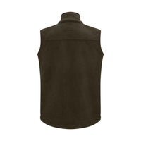 Green Hoggs Of Fife Woodhall Fleece Gilet back