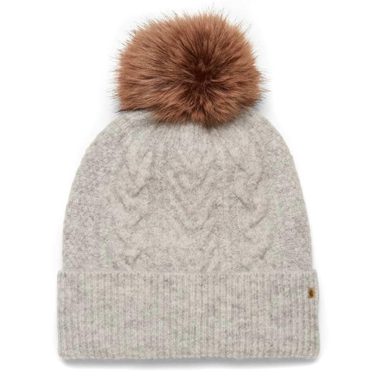 Joules Womens Cable Bobble Hat