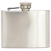 Barbour 4oz Hinged Hip Flask / Brown MAC0344BR711 / One
