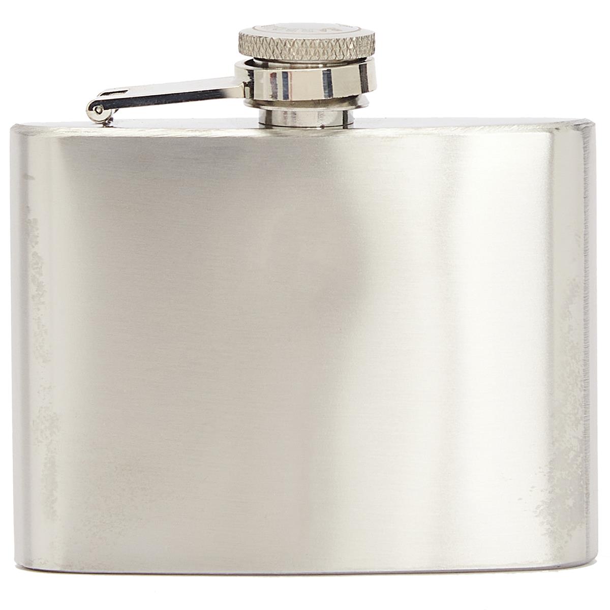 Barbour 4oz Hinged Hip Flask / Brown MAC0344BR711 / One
