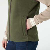 Deep Green Musto Womens Outdoor Country Fenland 200 Fleece Gilet Pocket