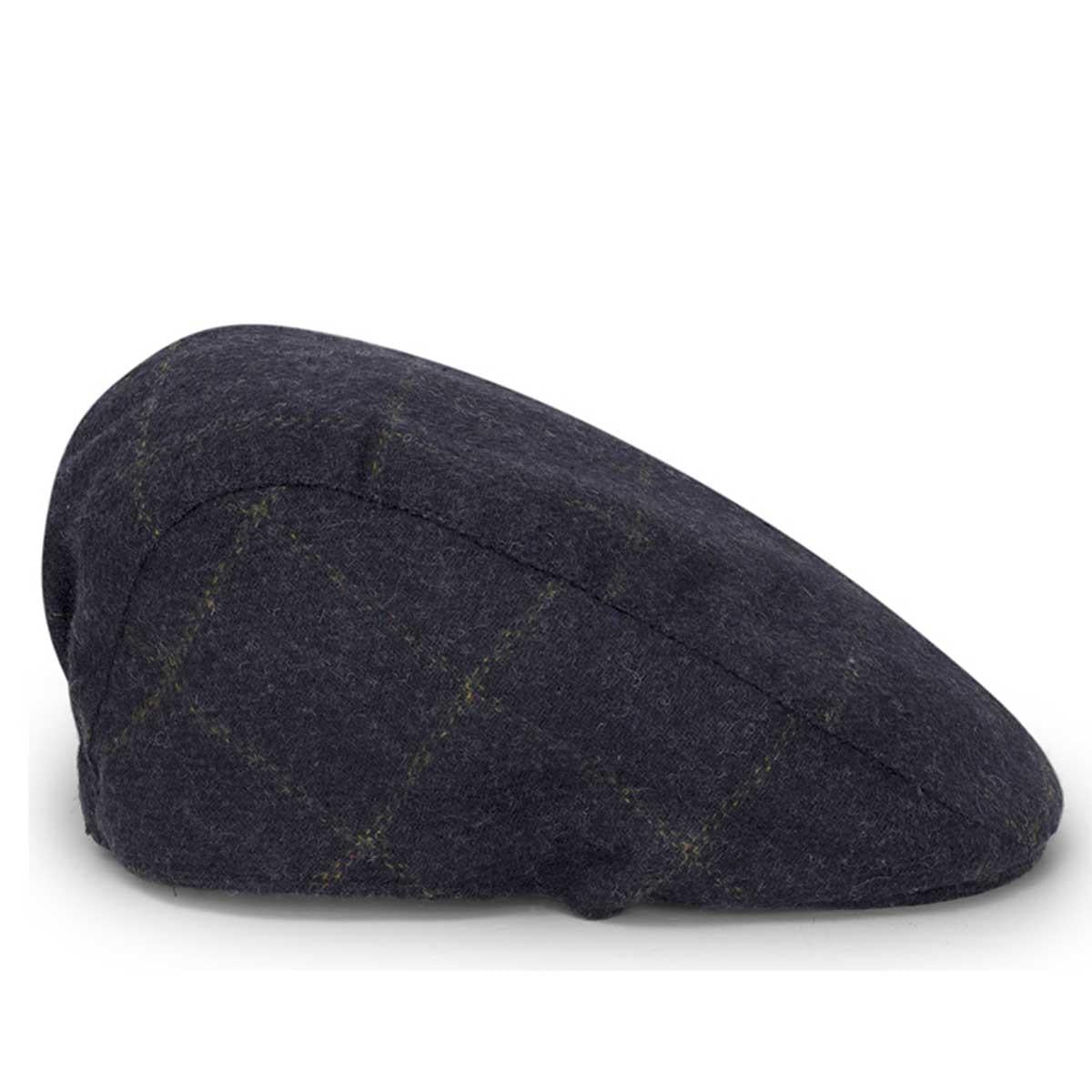 Hoggs Of Fife Mens Windowpane Waterproof Tweed Hat