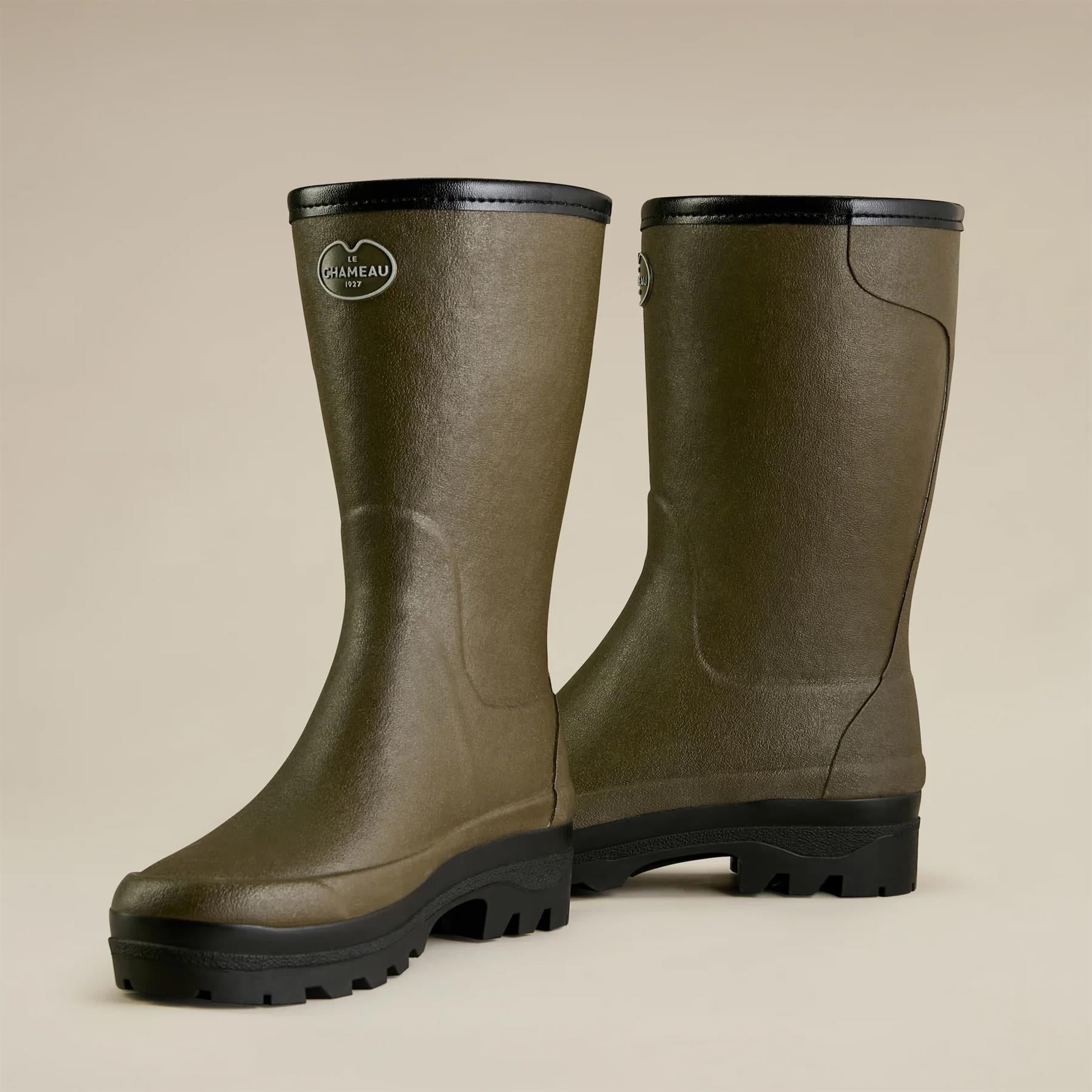 Le Chameau Wool Lined Giverny Bottillon Boot side