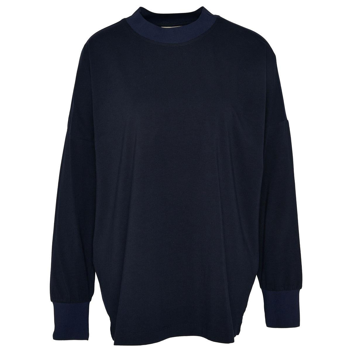 Navy Barbour Womens Shelby Top