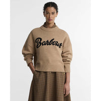 Warm Trench Barbour Womens Ivybridge Knitted Jumper FRONT