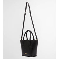 Black/Deboss Tartan Barbour Womens Burch Deboss Leather Bag Handle