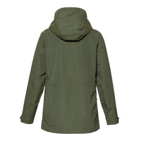 Deep Green Musto Womens Outdoor Country Burnham Waterproof Jacket Back