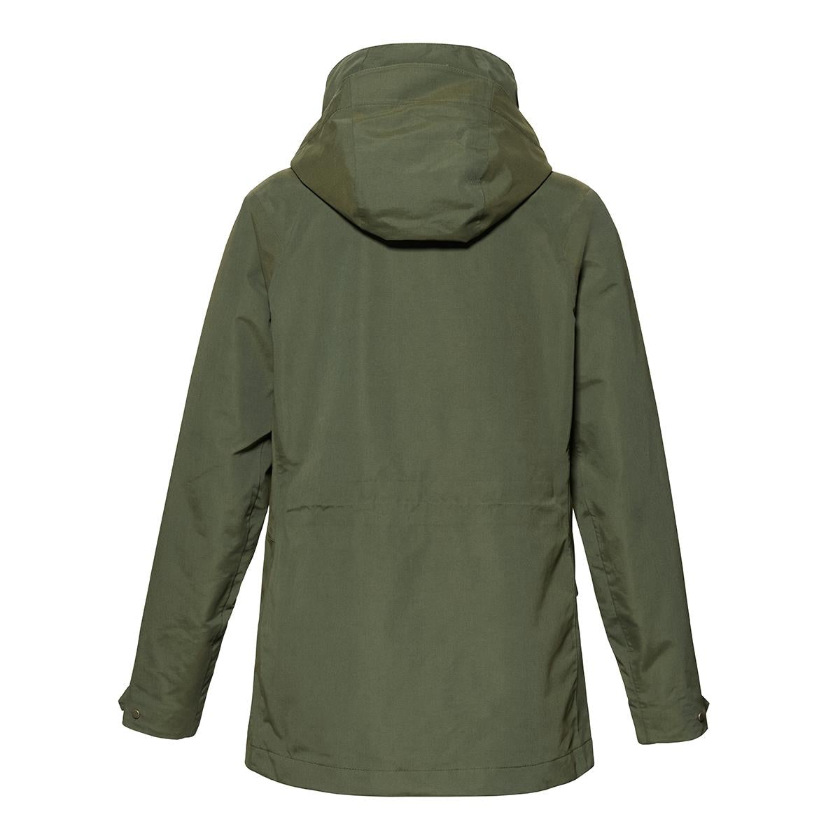 Deep Green Musto Womens Outdoor Country Burnham Waterproof Jacket Back
