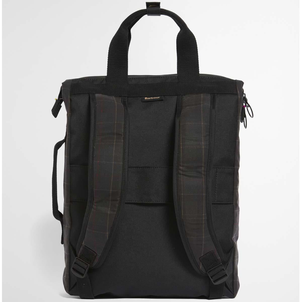 Barbour Field Tartan Wax Backpack