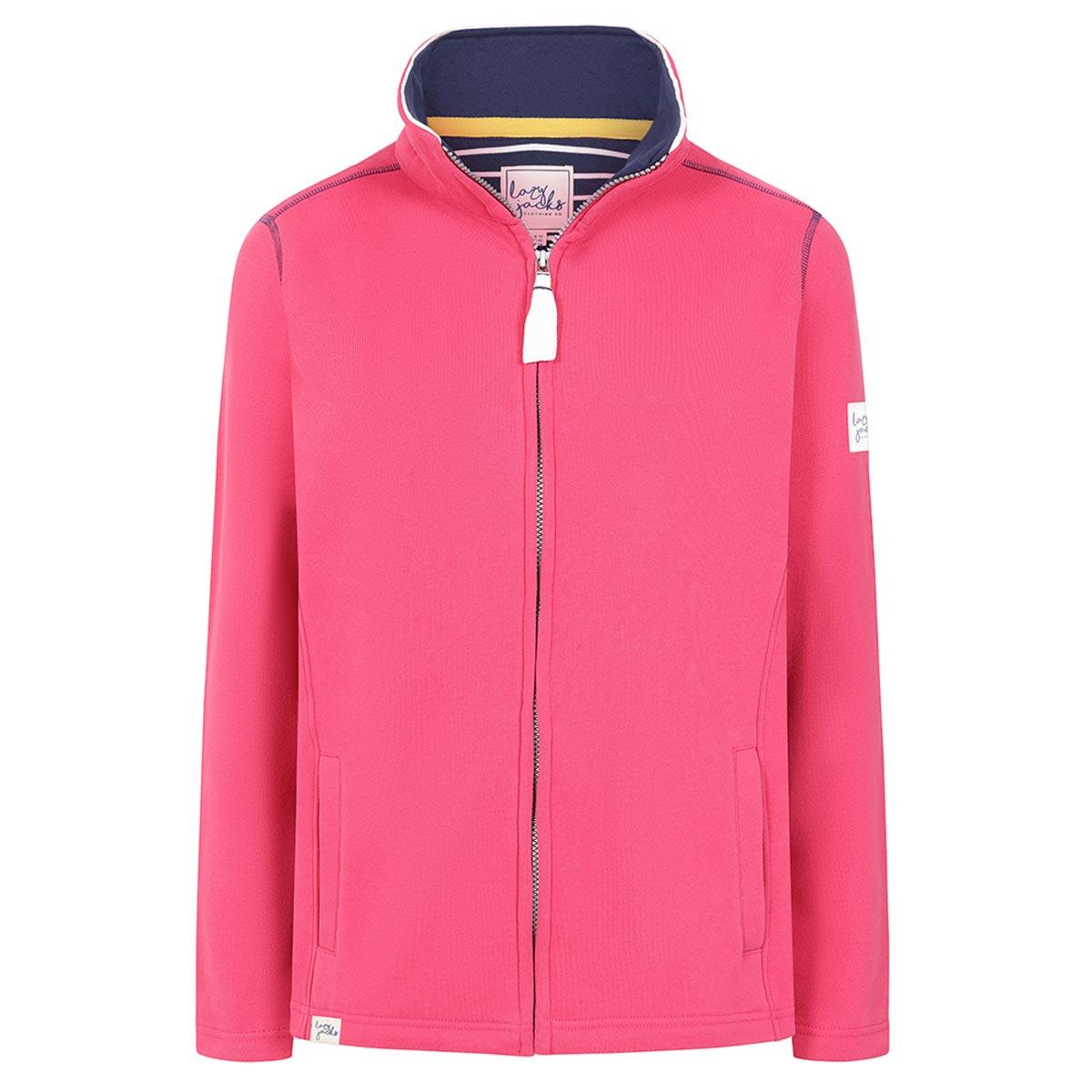 Lazy Jacks Womens LJ33 Full Zip Plain Sweatshirt