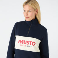 Musto Womens Classic Musto Half Zip Sweat Navy