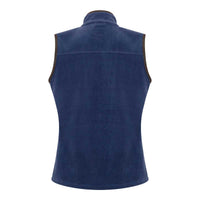 Nordic Blue Hoggs Of Fife Womens Stenton Fleece Gilet back