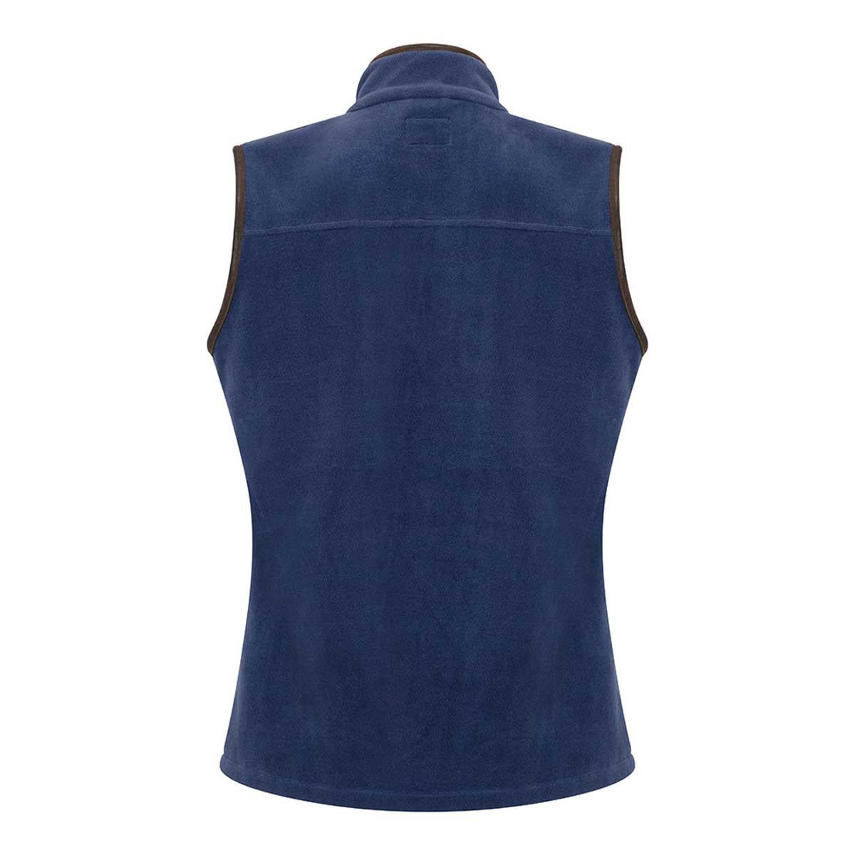 Nordic Blue Hoggs Of Fife Womens Stenton Fleece Gilet back