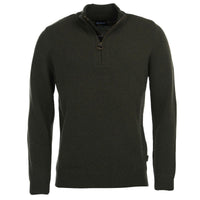 Olive Marl Barbour Mens Holden Half Zip