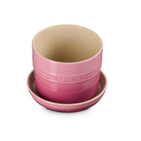 Le Creuset Stoneware Herb Planter with Tray Rose Quartz