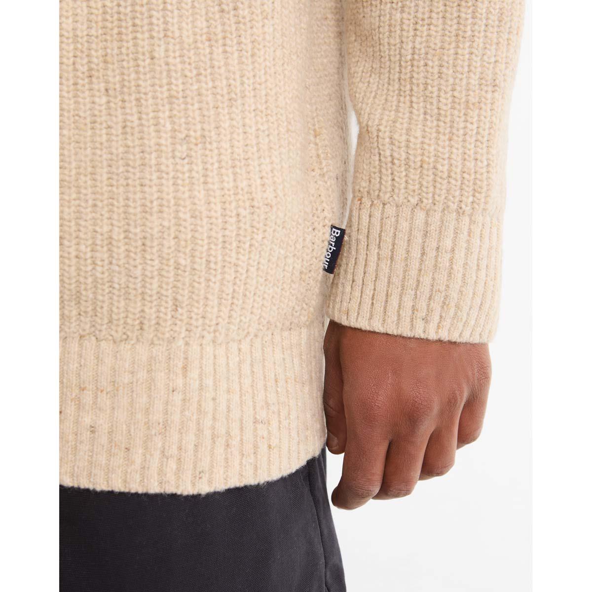 Barbour Mens Essential Fleck Shawl Neck Jumper