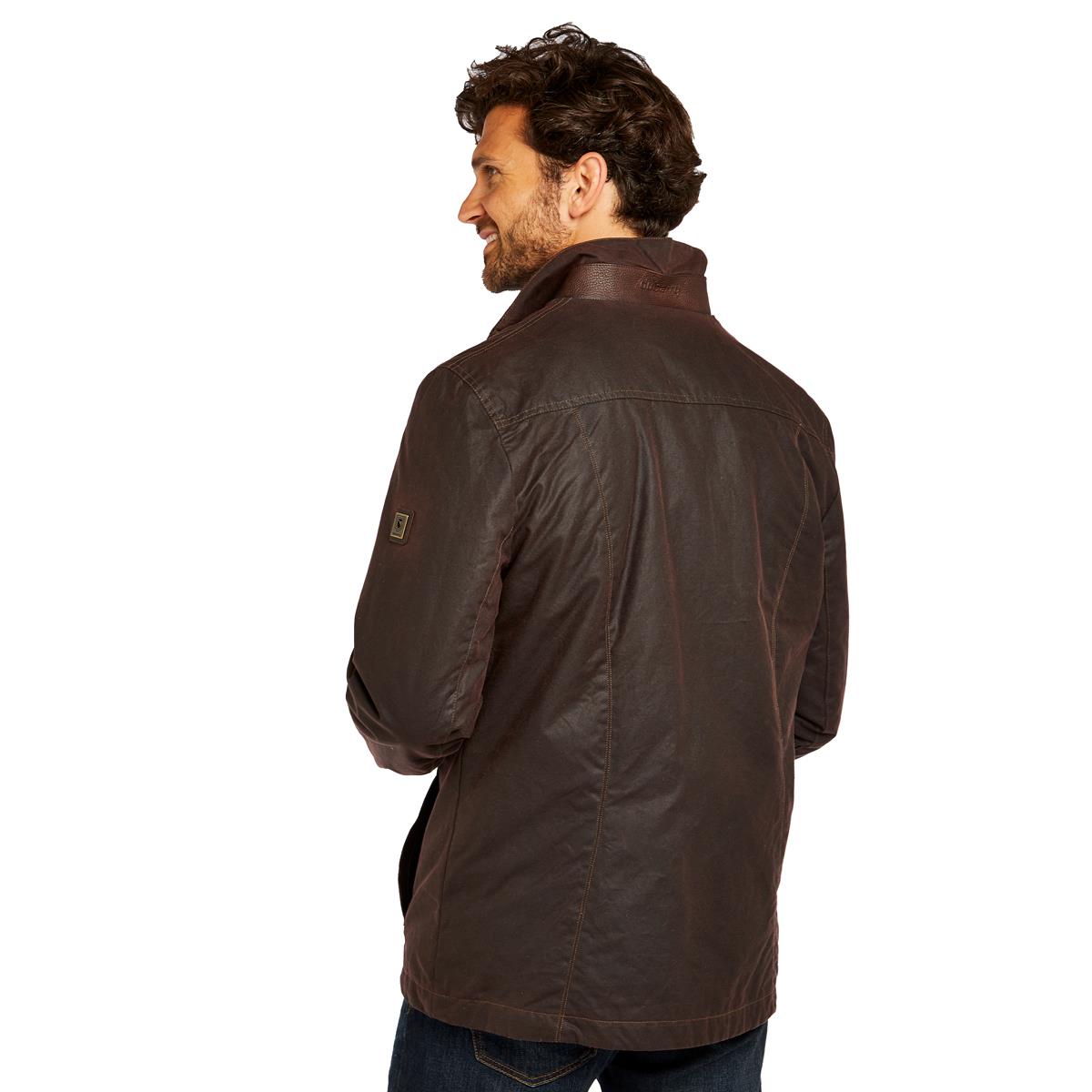 Dubarry Mens Carrickfergus Waxed Jacket Rear
