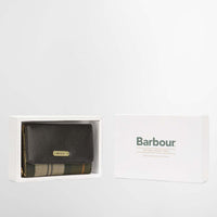 Black/Ancient Barbour Womens Rosa Leather French Purse Boxed