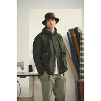 Green Barbour Mens Spectator 6 Panel Bucket Hat lifestyle