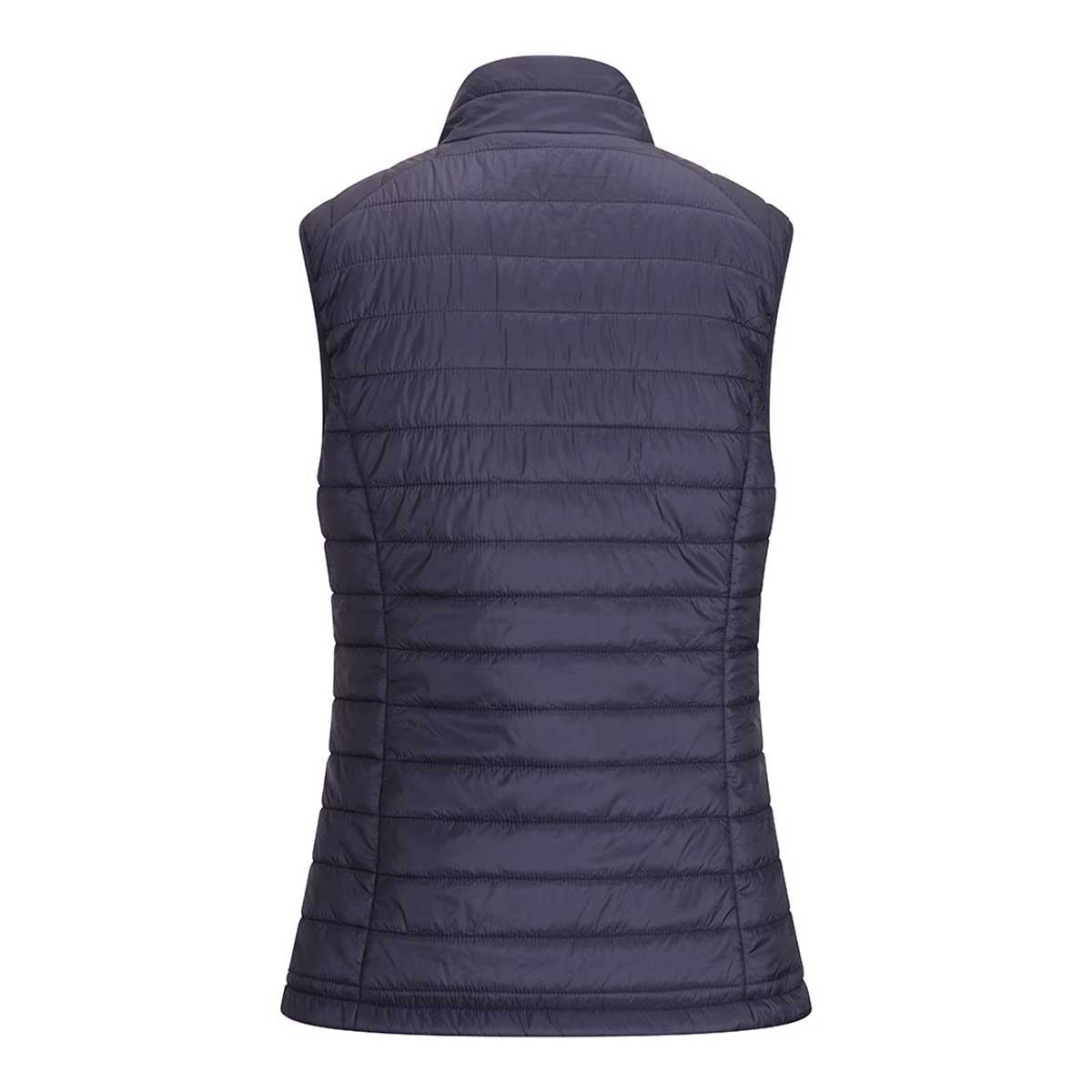 Navy/Merlot Hoggs Of Fife Womens Kingston Rip-Stop Gilet Back