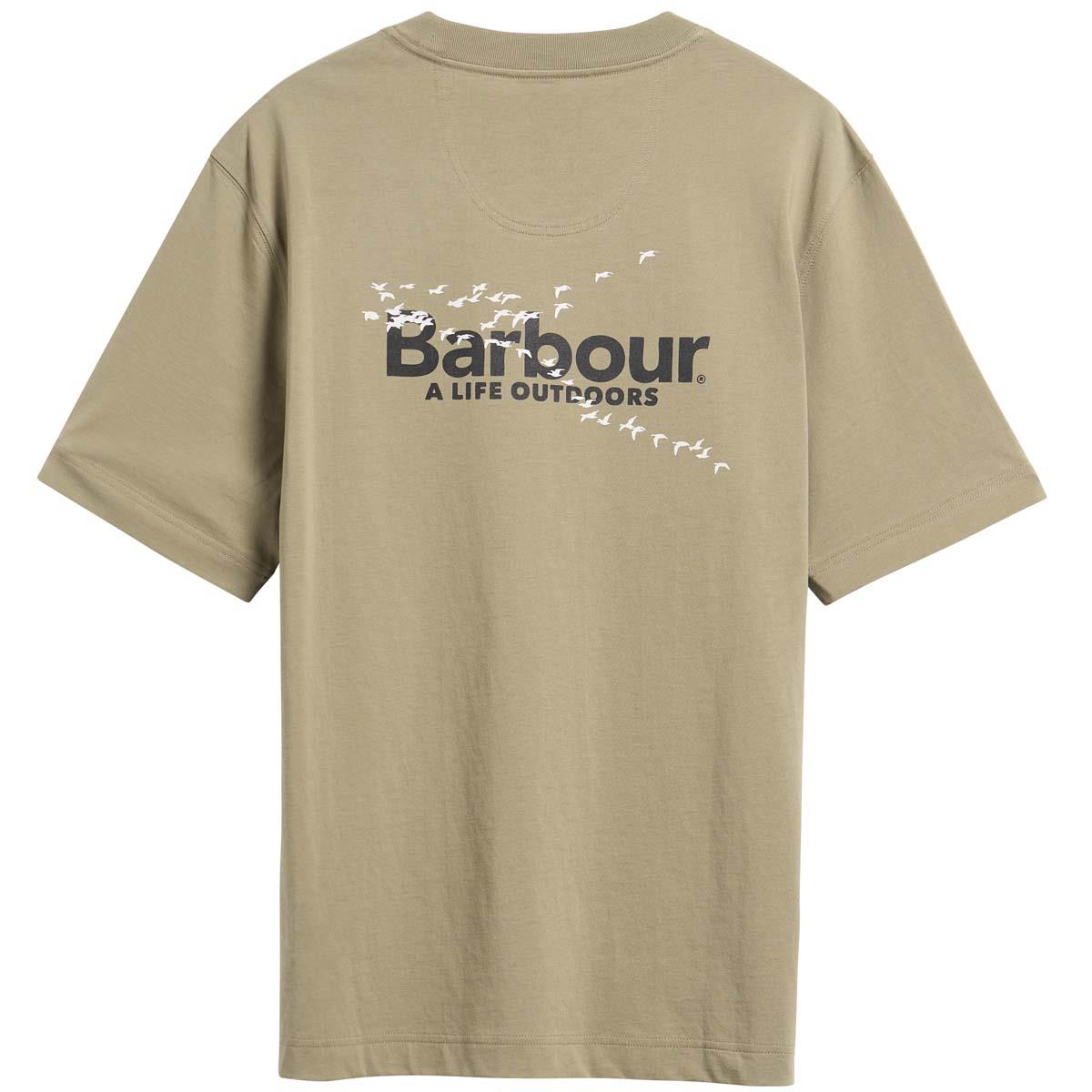 Barbour Mens Fly Home Relaxed Graphic T-Shirt BACK2