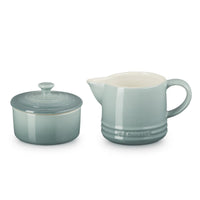 Le Creuset Stoneware Milk & 250ml Sugar Set sea salt