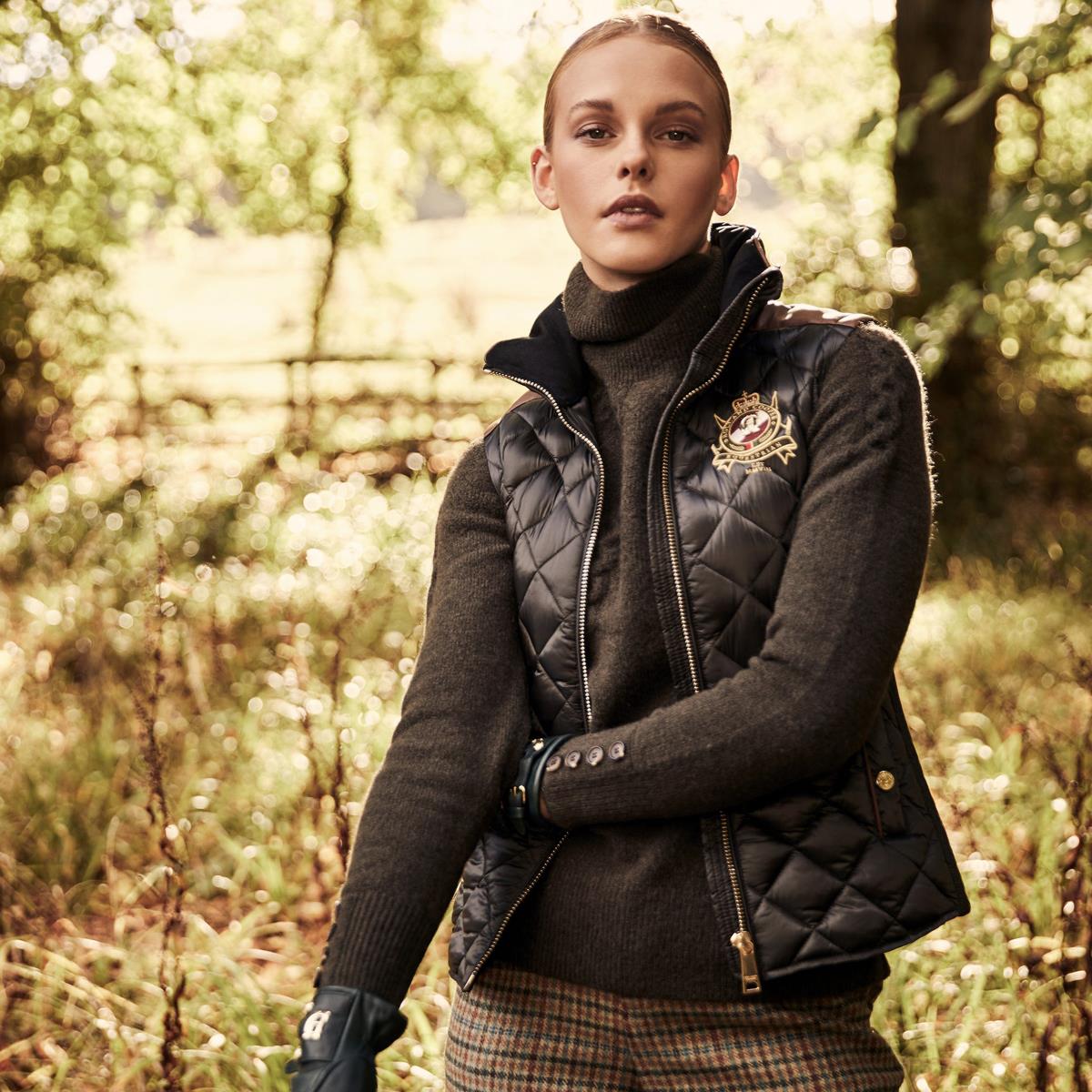Holland Cooper Womens Diamond Quilt Classic Gilet