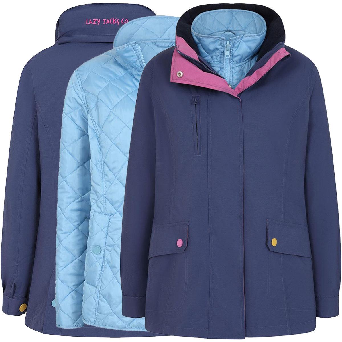 Lazy Jacks Womens LJ152 3-in-1 Waterproof Jacket