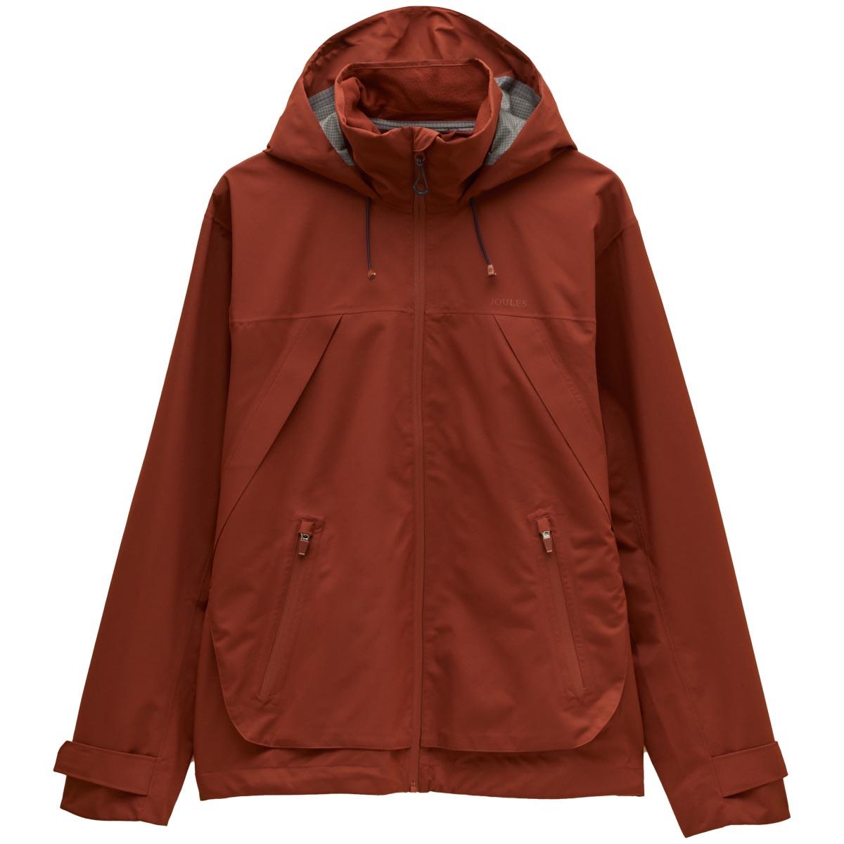 Rust Red Joules Mens Country Waterproof Coat