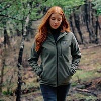 Forest Swanndri Womens High Rock Stormshield Fleece Jacket Lifestyle