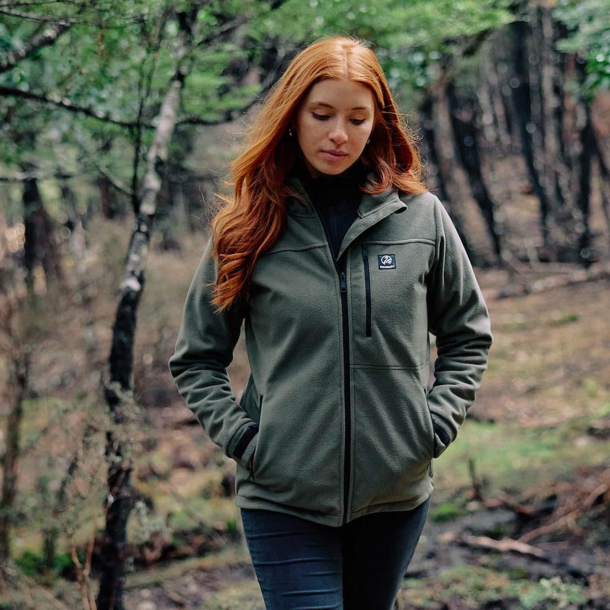 Forest Swanndri Womens High Rock Stormshield Fleece Jacket Lifestyle