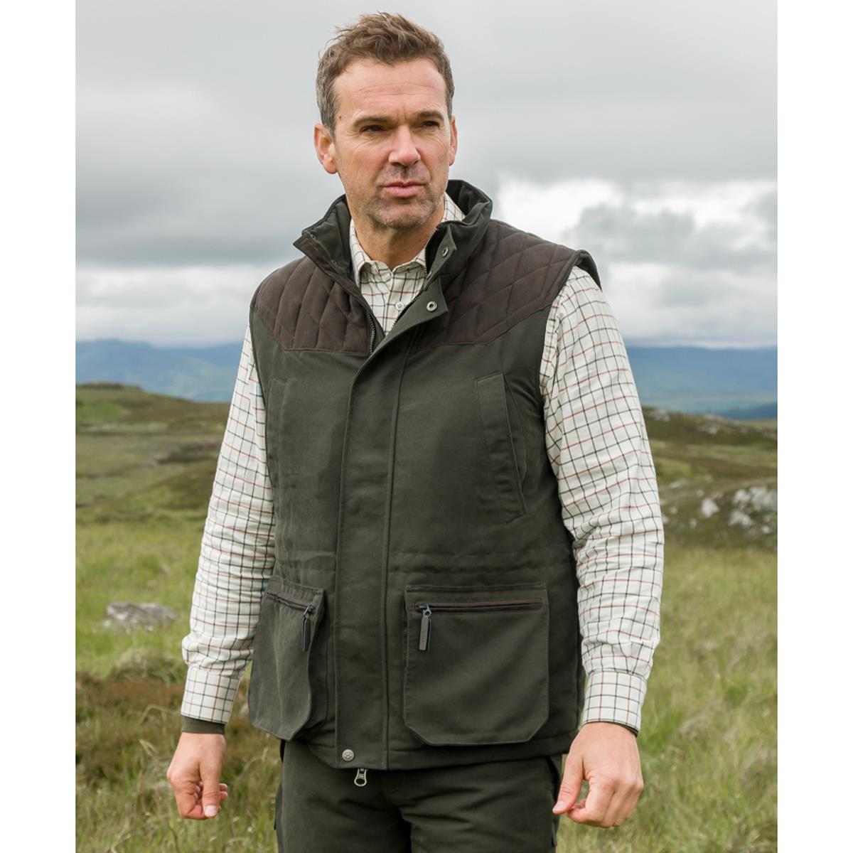 Hoggs Of Fife Mens Kincraig Field Waistcoat