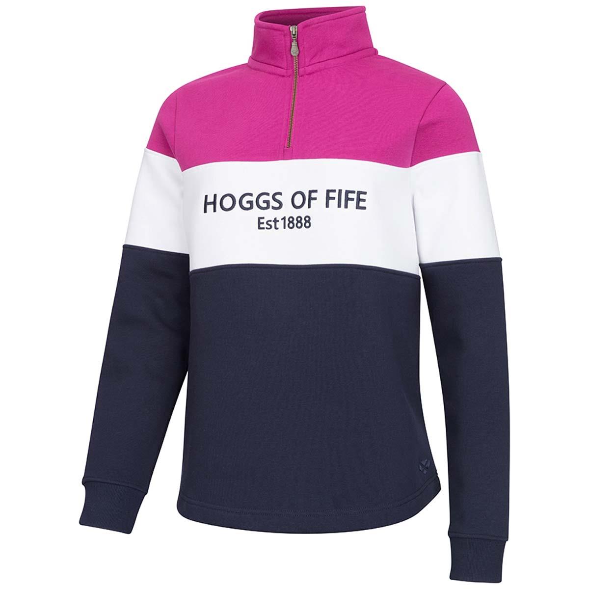 Hoggs Of Fife Dumfries 1888 Ladies 1/4 Zip Sweatshirt