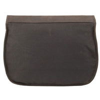 Barbour Unisex Wax Leather Tarras Bag Back