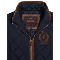 Ink Navy Holland Cooper Lightweight Country Quilted Jacket Detail