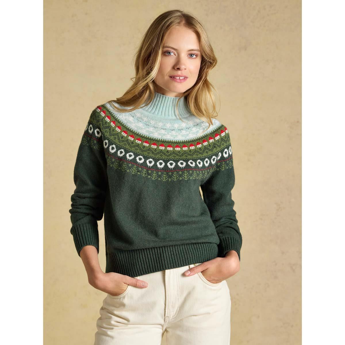 Joules Womens Landscape Fairisle Jumper