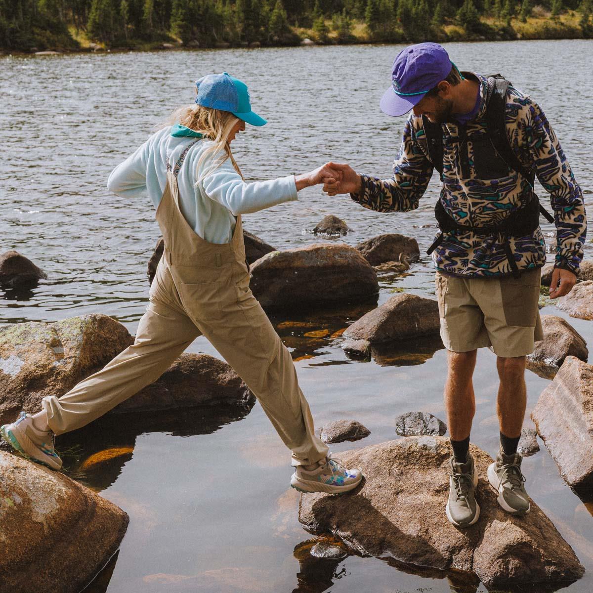 Khaki Rayco AOP Helly Hansen Mens Maridalen Printed Fleece LS2