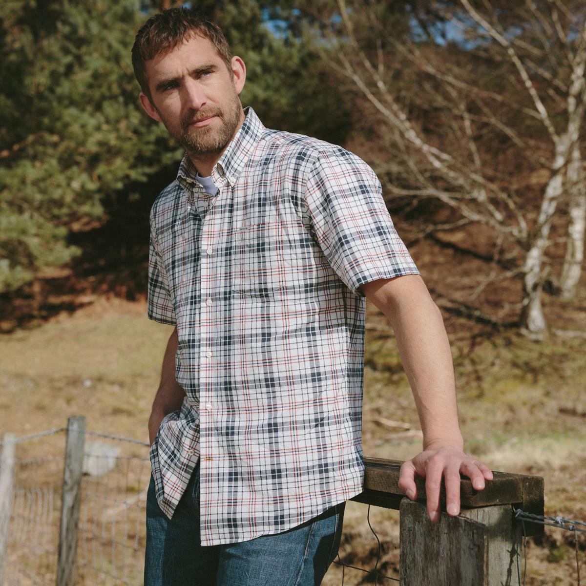 Barbour Mens Drafthill Short Sleeve Regular Fit Shirt