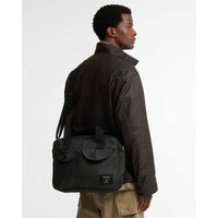 Barbour Field Wax Laptop Crossbody Bag