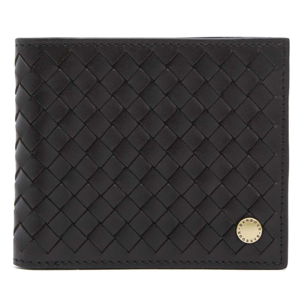 Barbour Farne Woven Leather Wallet