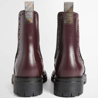 CHERRY Barbour Womens Fawne Chelsea Boot BACK