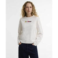 CLOUD Barbour Womens Amesbury Long Sleeve T-Shirt FRONT