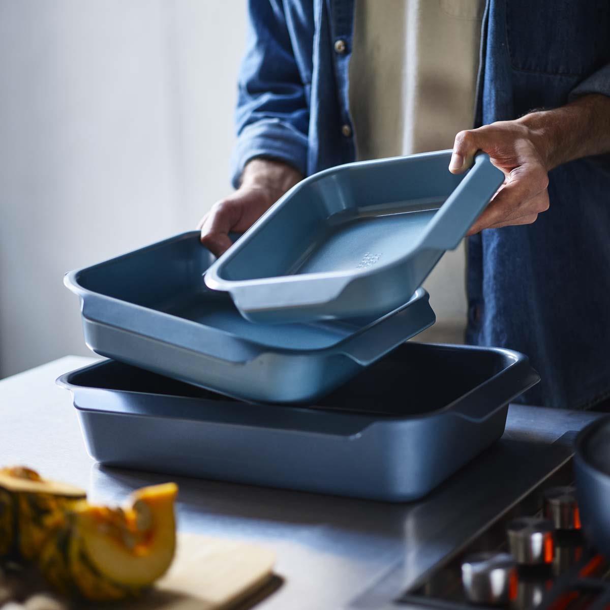 Joseph Joseph Nest Oven Deep Tray stacked