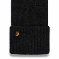 Black Holland Cooper Womens Classic Logo Gloves Detail