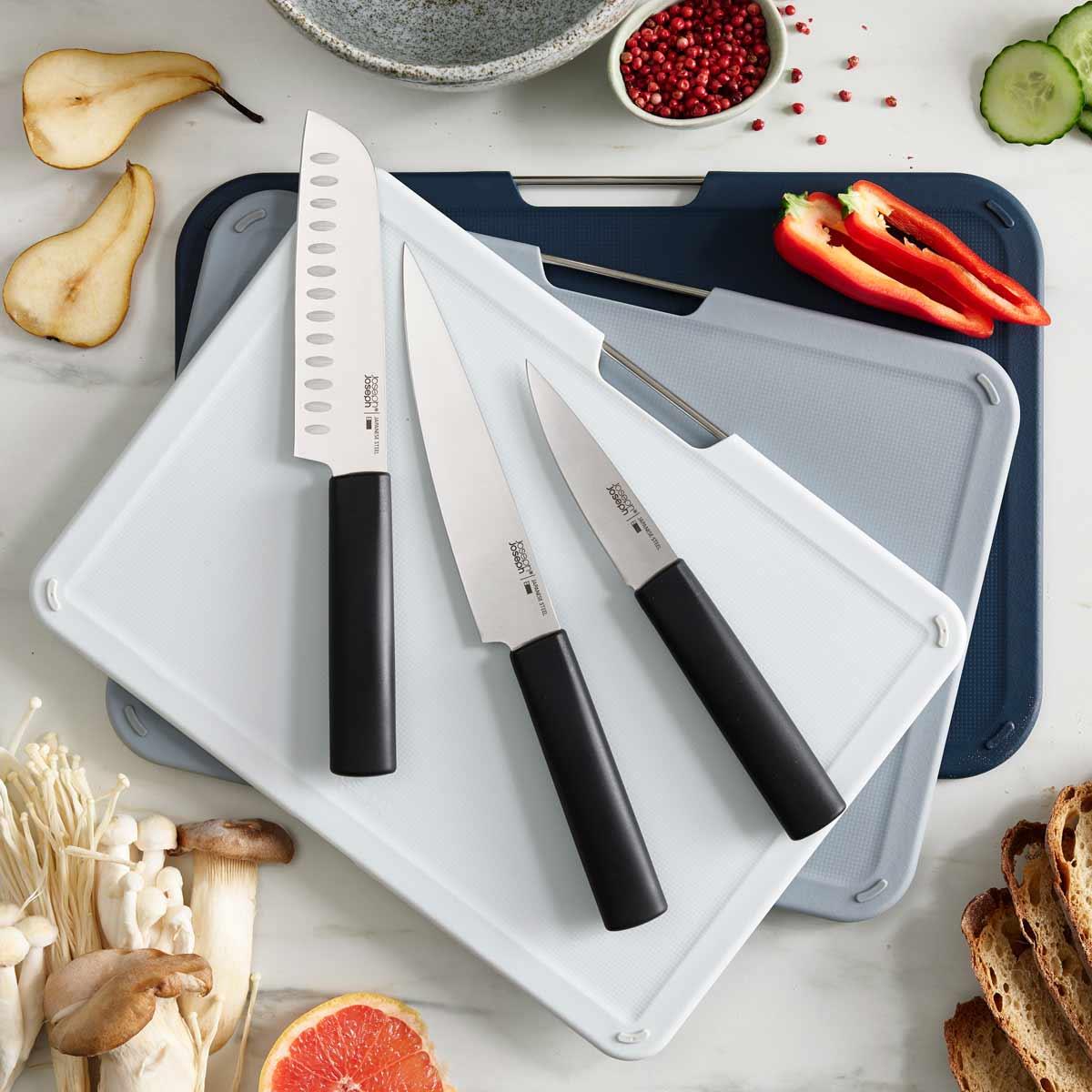 Joseph Joseph Nest Boards Plus 6-piece Knife and Chopping Board Set Knives and Boards