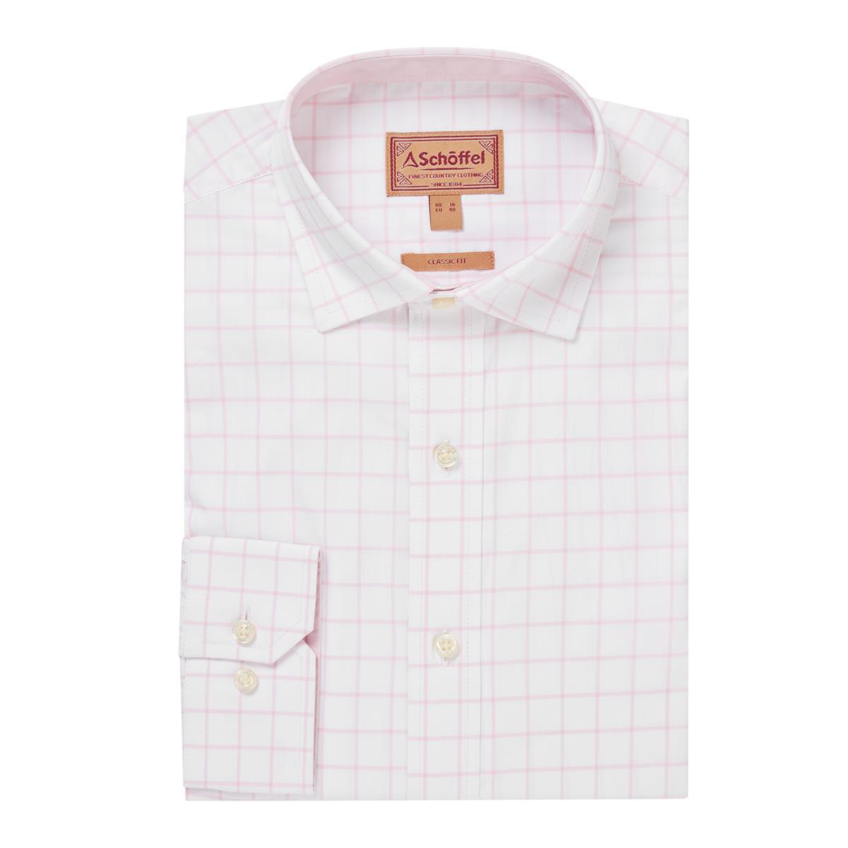 Pink Schoffel Mens Westminster Classic Shirt