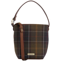 Barbour Womens Cedar Mini Tartan Bucket Bag