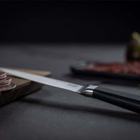 Kuhn Rikon Culinary Forged Utility Knife Lifestyle Side View