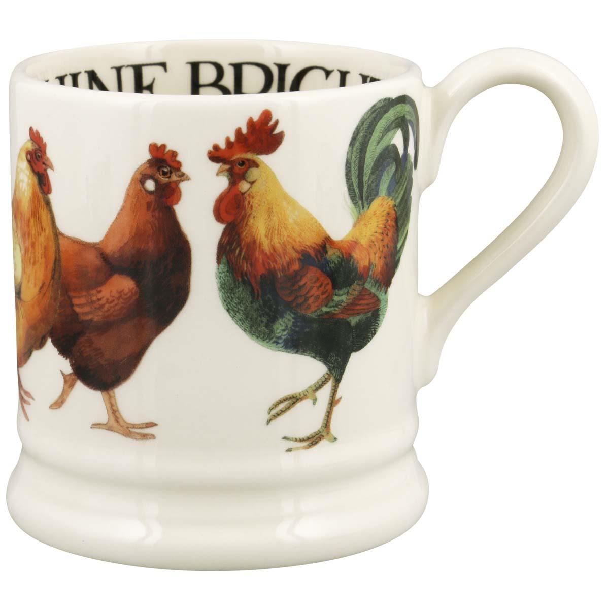 Emma Bridgewater Rise & Shine Set Of 2 Half Pint Mugs