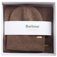 Barbour Womens Beanie and Scarf Gift Set